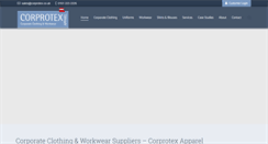 Desktop Screenshot of corprotex.com
